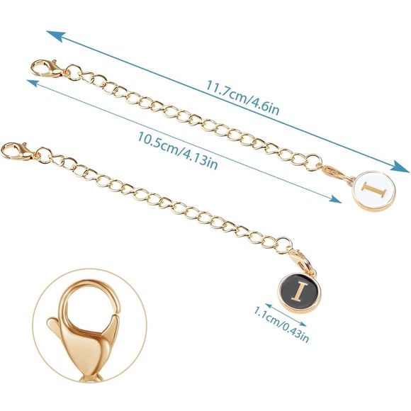 NWT Letter I Charms Accessories for Stanley Cup, 2Pcs Personalized Initail - Picture 6 of 6